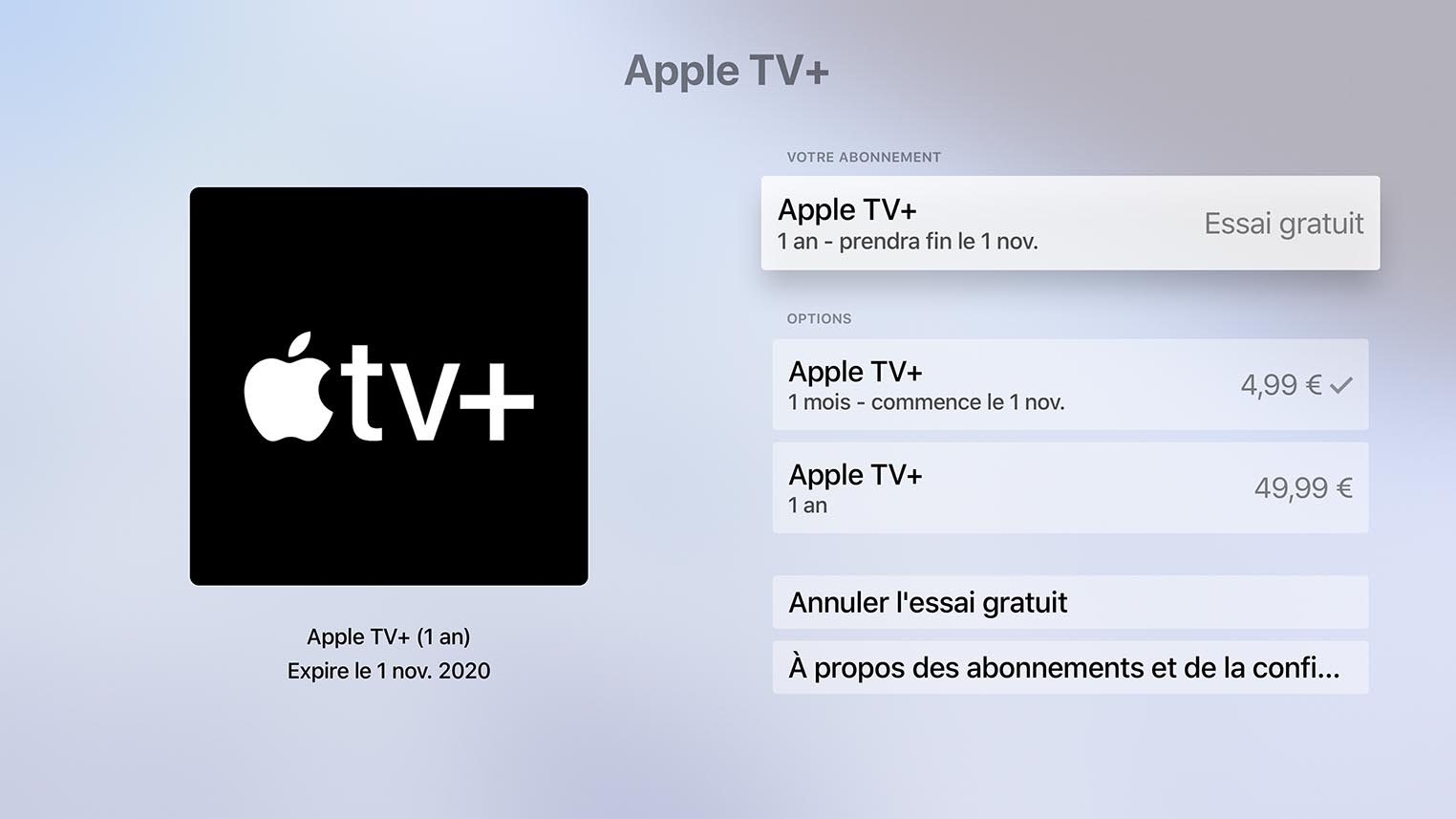 Cuánto cuesta la suscripción de apple tv